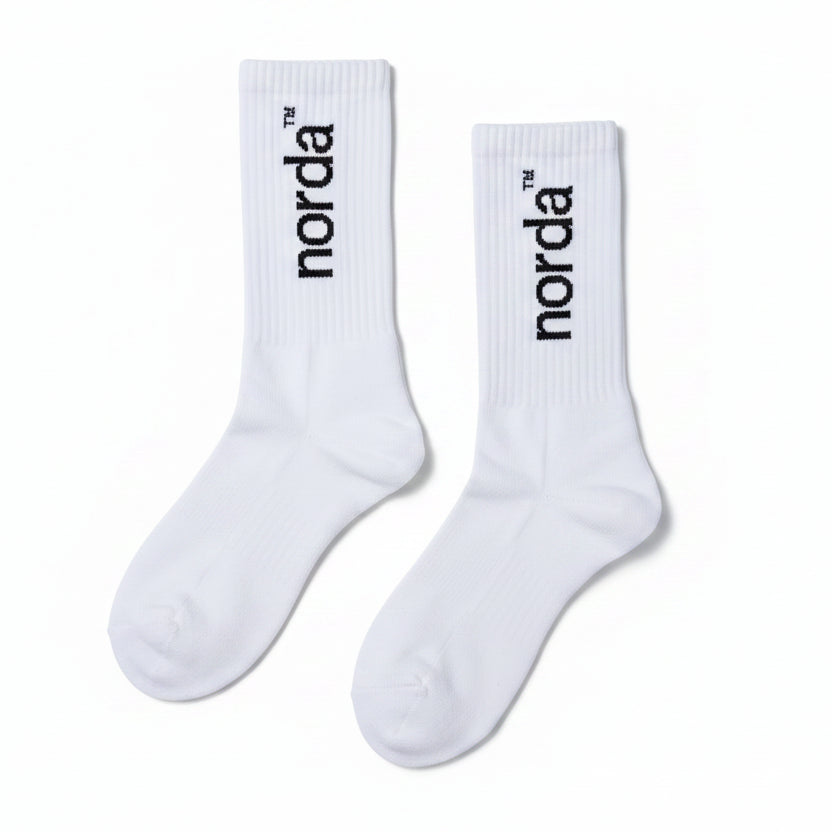 norda - Retro Sock - White