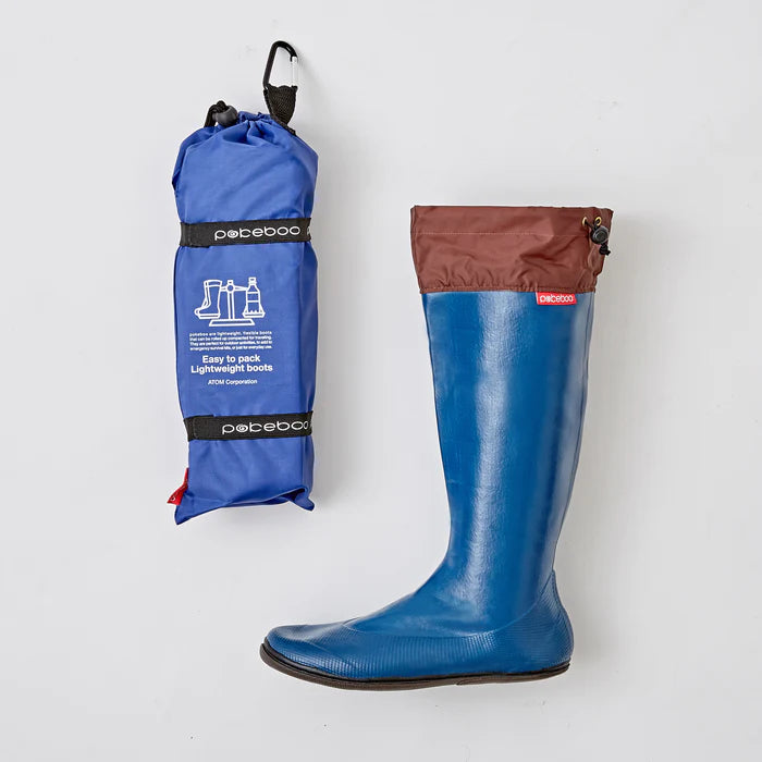 Packable Rubber Boots Royal Blue - Space Camp