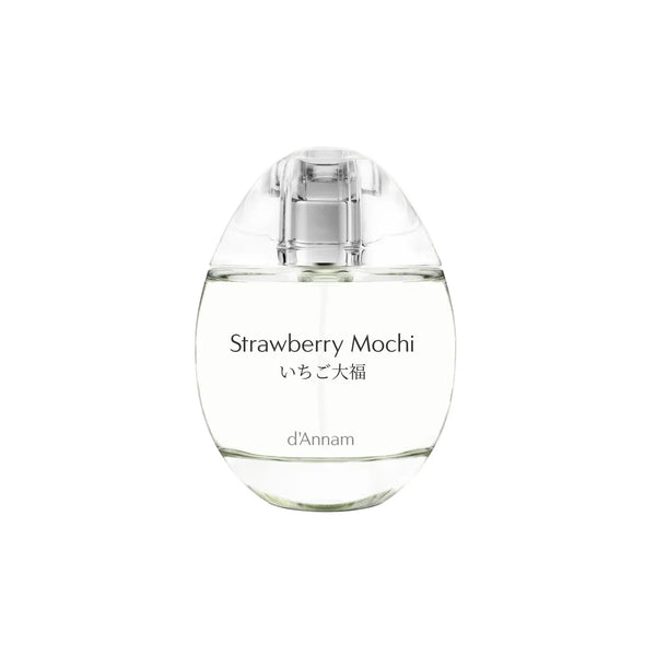 d’Annam Strawberry Mochi Eau de Parfum 50ml spray bottle at The Marie-Marie in Portland, Oregon