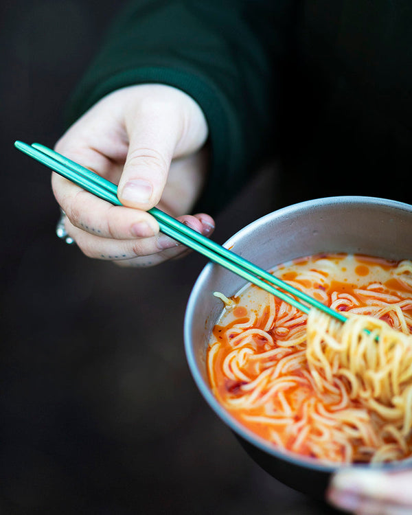Snow Peak - Anodized Titanium Chopsticks - Purple - Space Camp