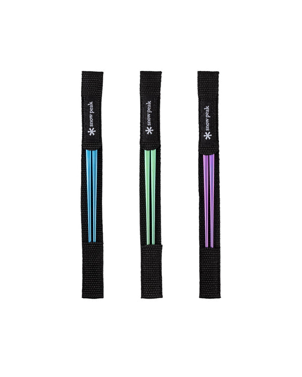 Snow Peak - Anodized Titanium Chopsticks - Purple - Space Camp
