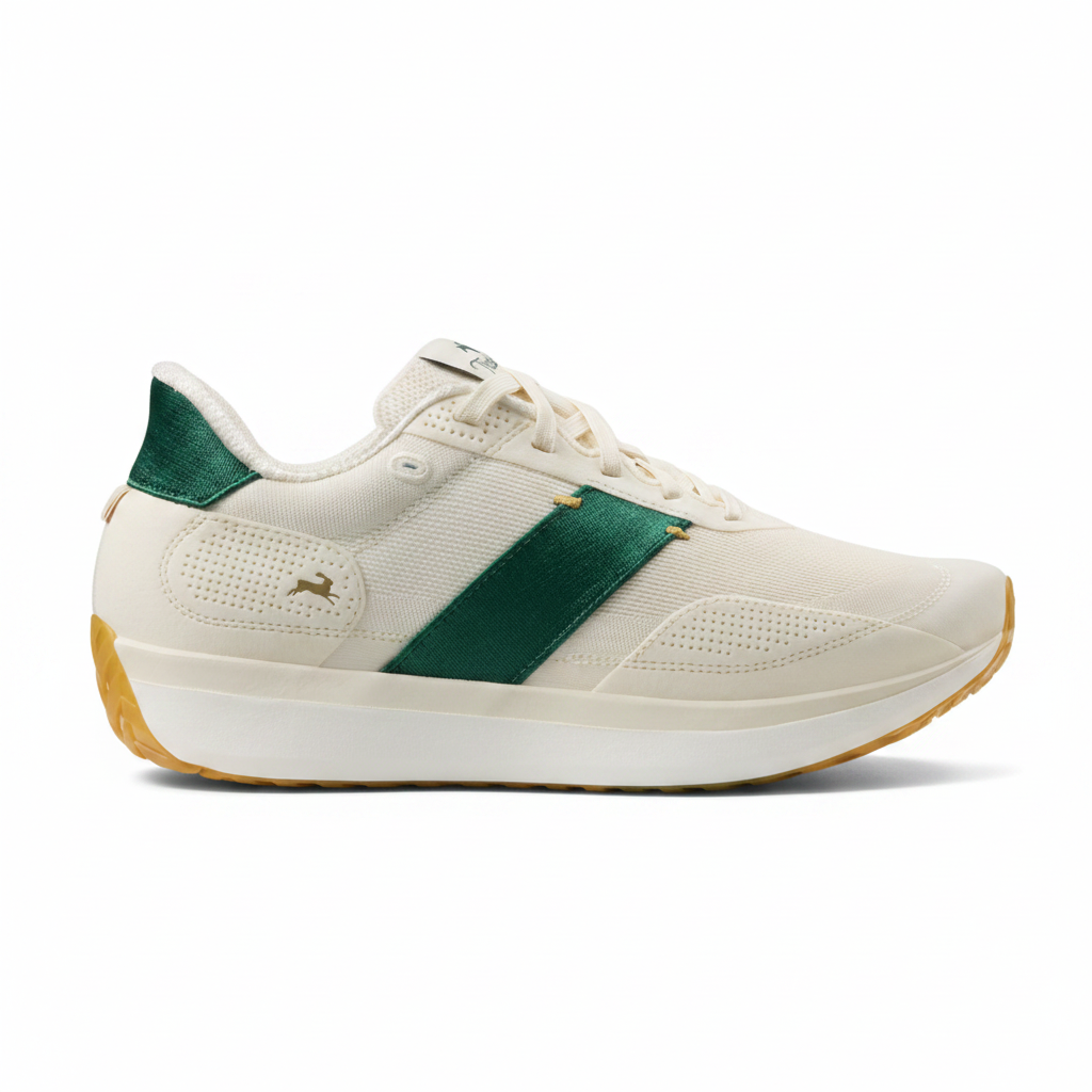Tracksmith - Eliot Ryder Shoe - Ivory/Grass