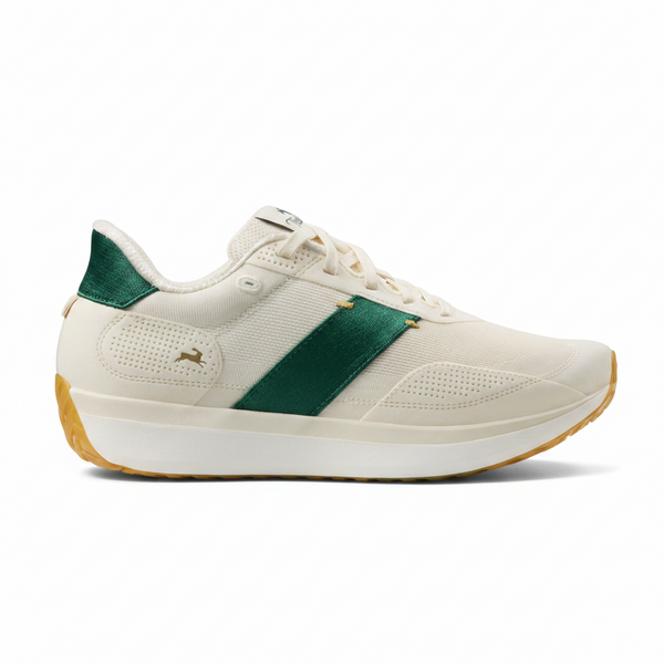 Tracksmith - Eliot Ryder Shoe - Ivory/Grass