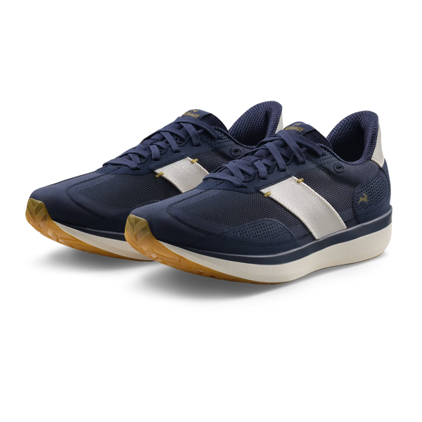 Tracksmith - Eliot Ryder Shoe - Navy/Ivory at Space Camp in Portland, Oregon