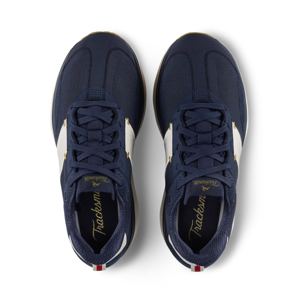Tracksmith - Eliot Ryder Shoe - Navy/Ivory at Space Camp in Portland, Oregon
