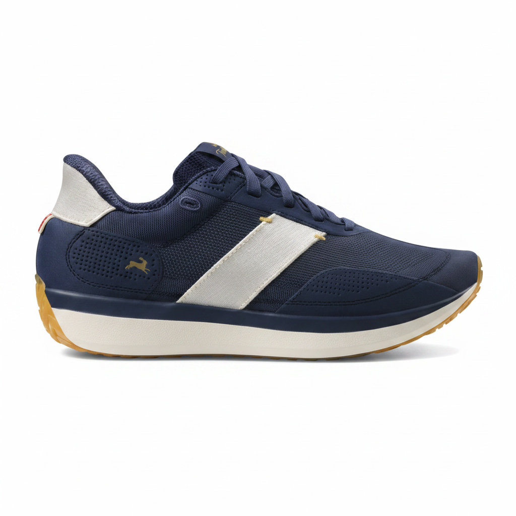 Tracksmith - Eliot Ryder Shoe - Navy/Ivory
