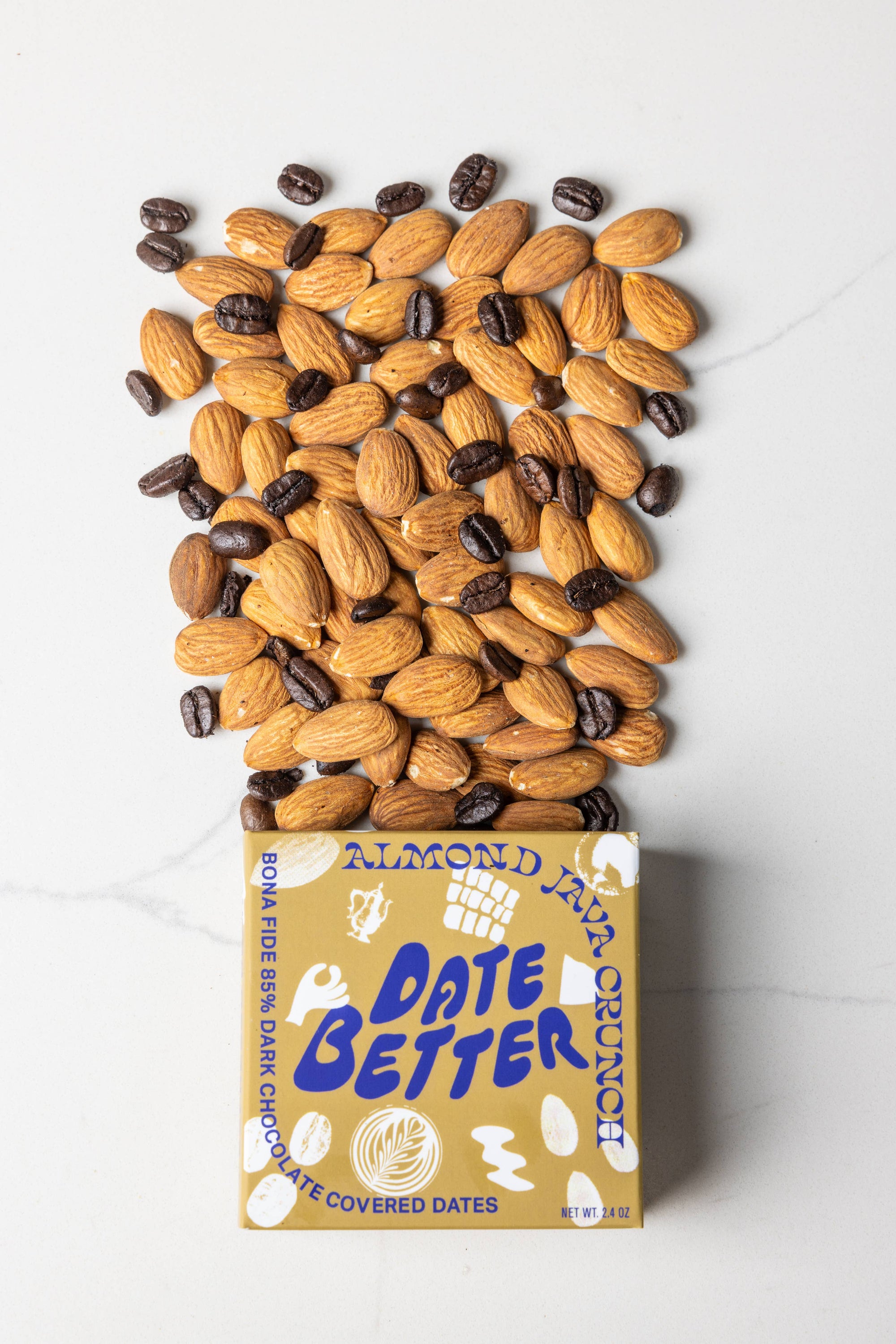 Date Better - Chocolate Covered Dates - Almond Java Crunch - Space Camp