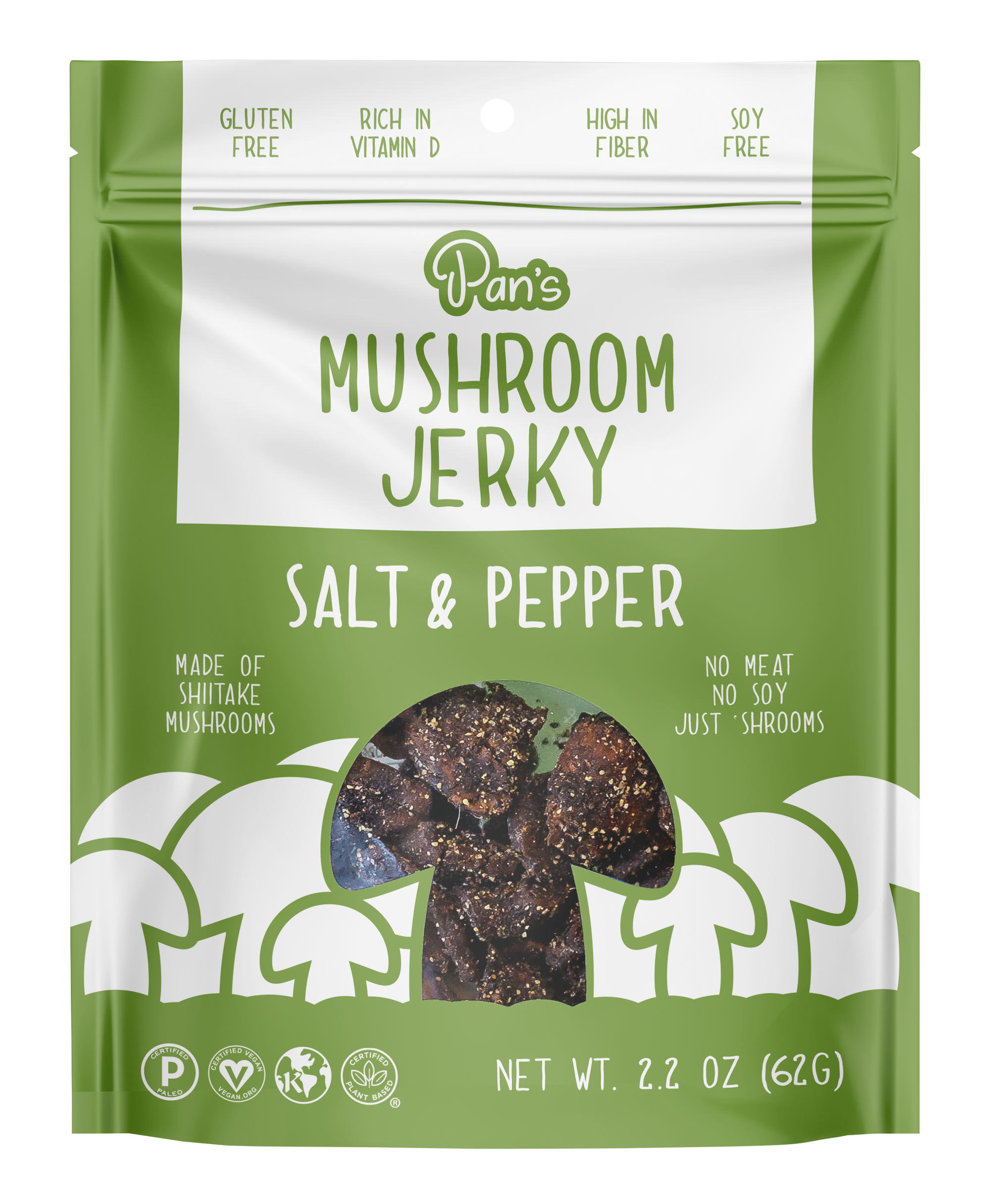 Mushroom Jerky - Salt & Pepper - Space Camp