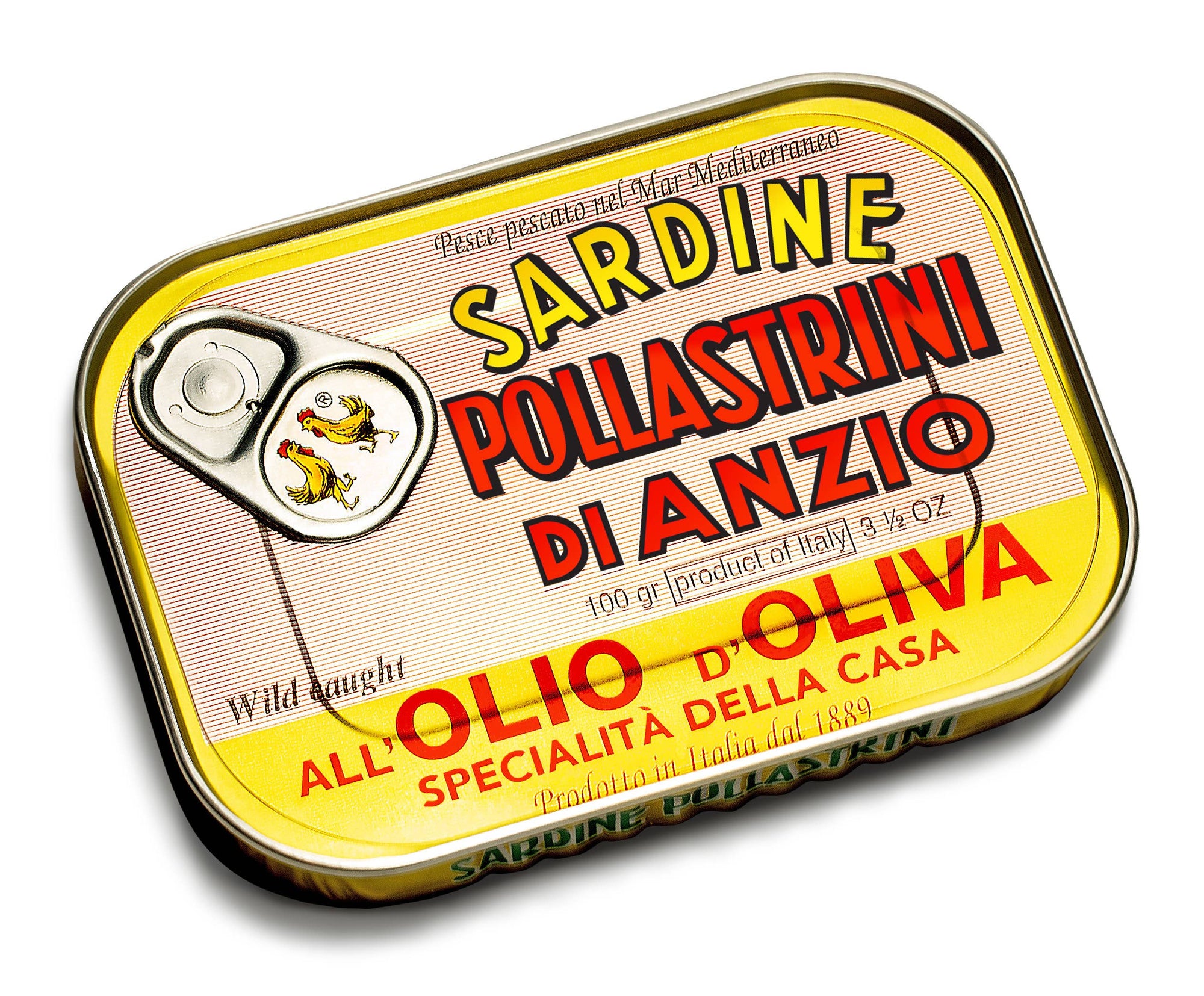Pollastrini Sardines in Olive Oil - Space Camp
