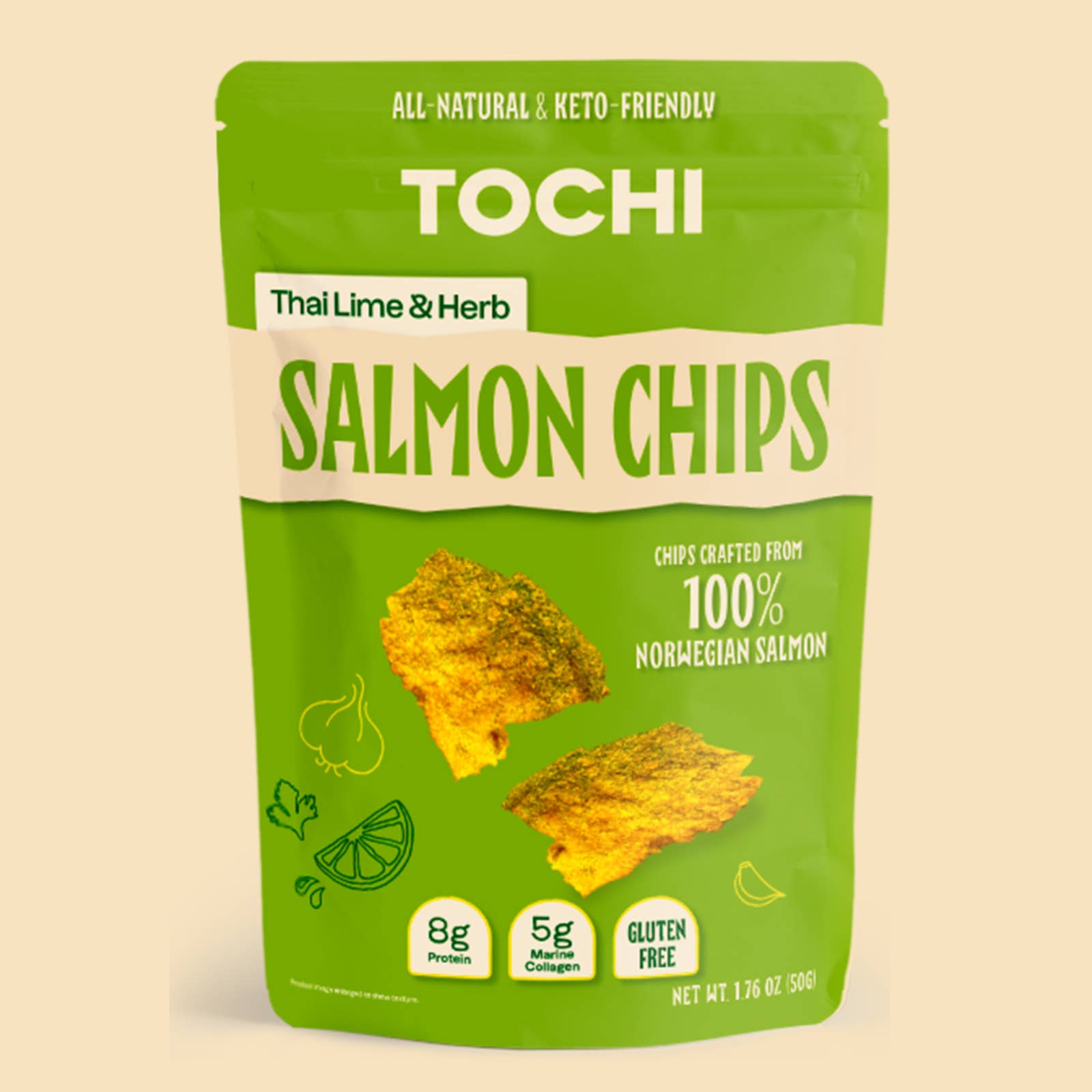 Tochi - Salmon Chips - Thai Lime - Space Camp