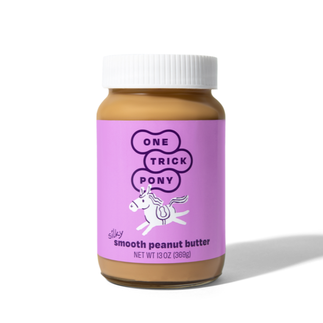 Silky Smooth All Natural Peanut Butter - 13oz Glass Jar - Space Camp