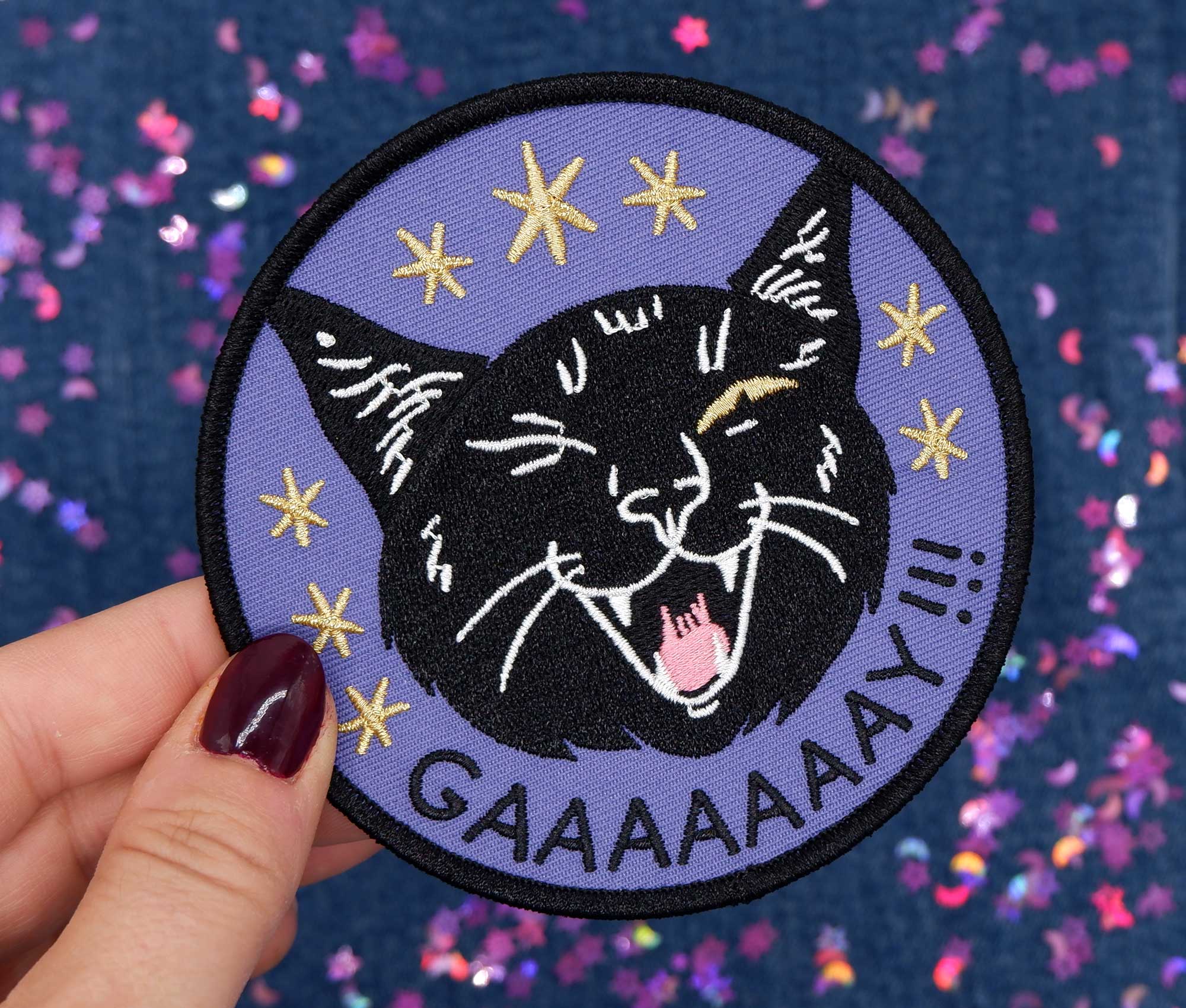 Gaaaaaay! - Embroidered Patch - Space Camp