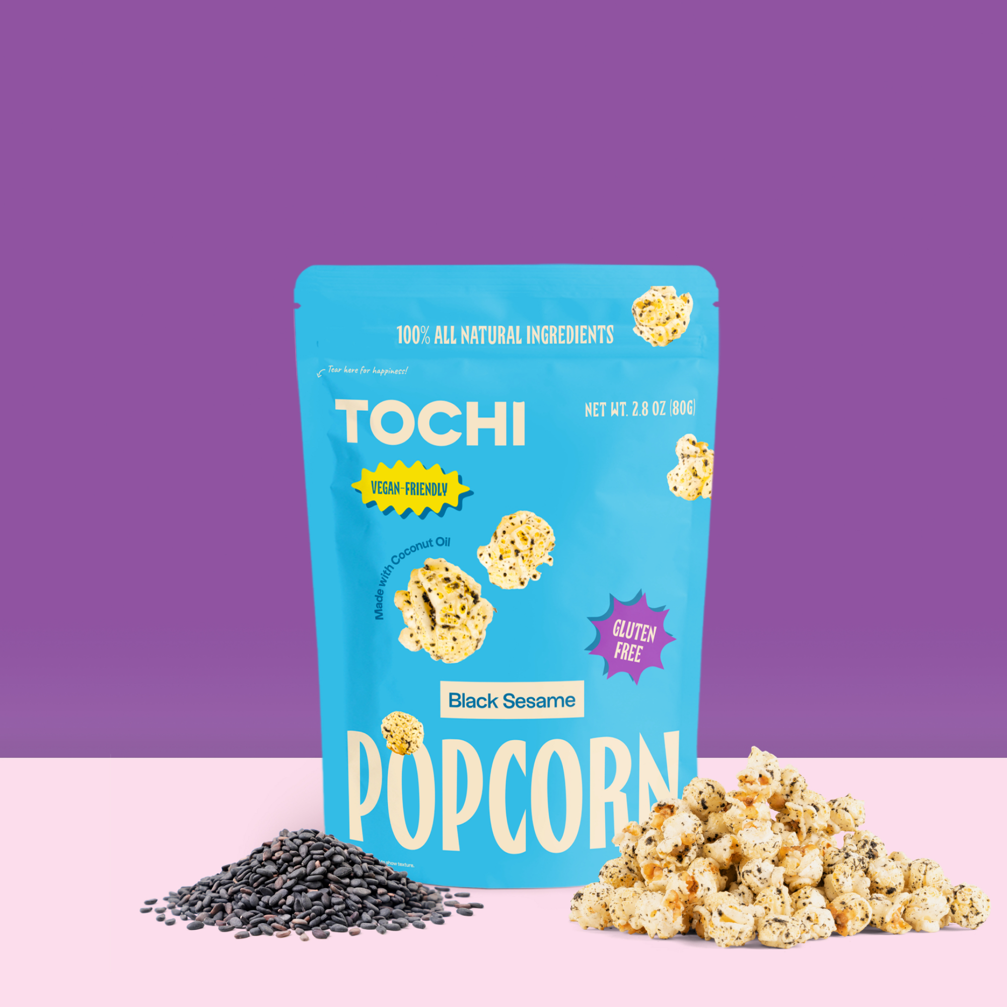 Tochi - Black Sesame Popcorn - Space Camp