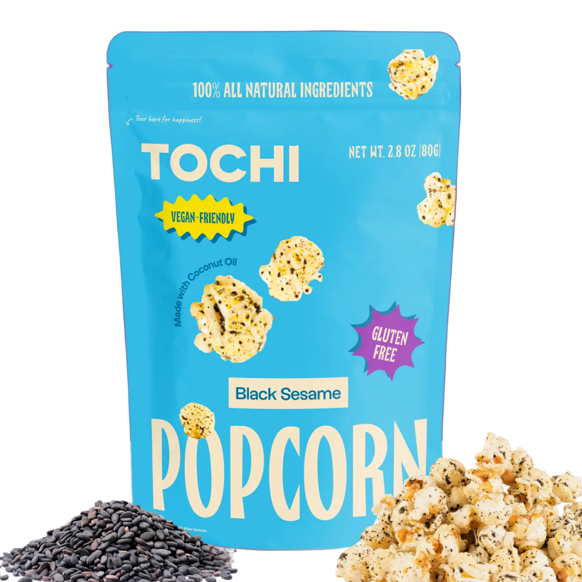 Tochi Popcorn Tochi - Black Sesame Popcorn - Space Camp