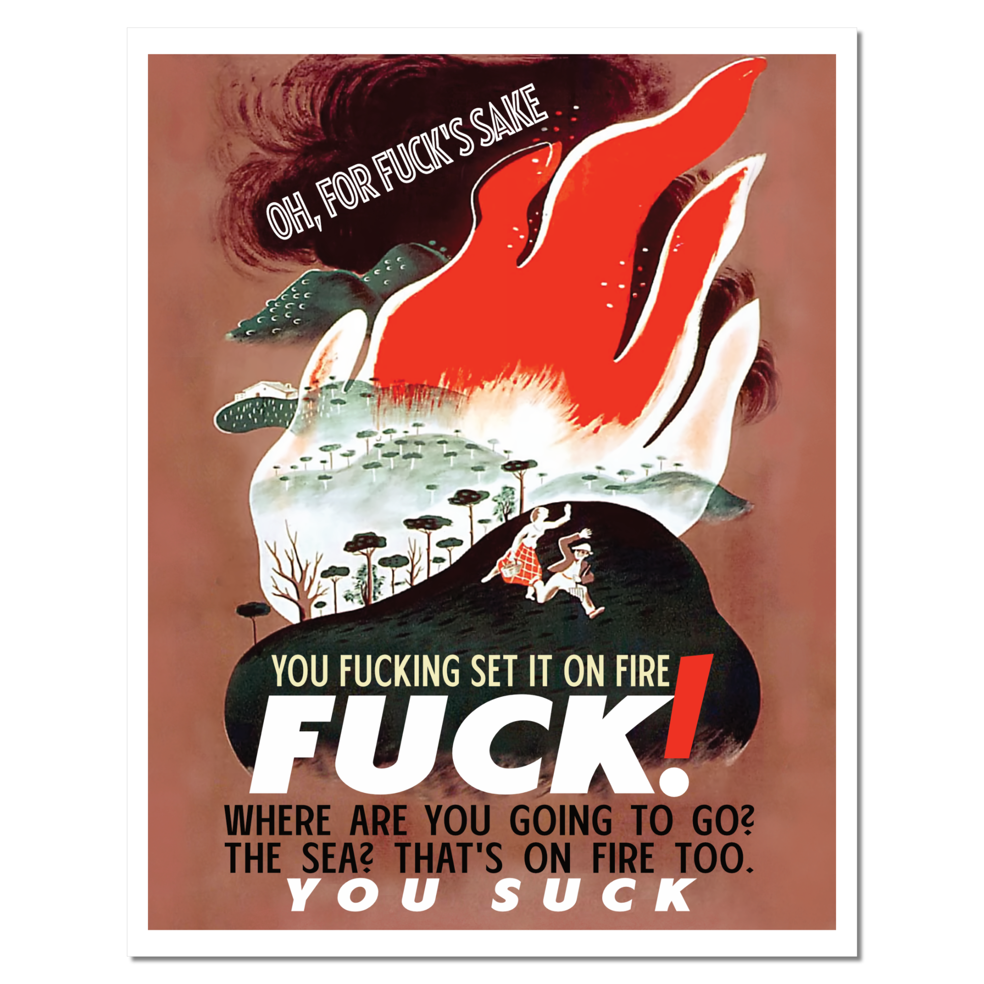 ON FIRE - Mini Poster - Space Camp