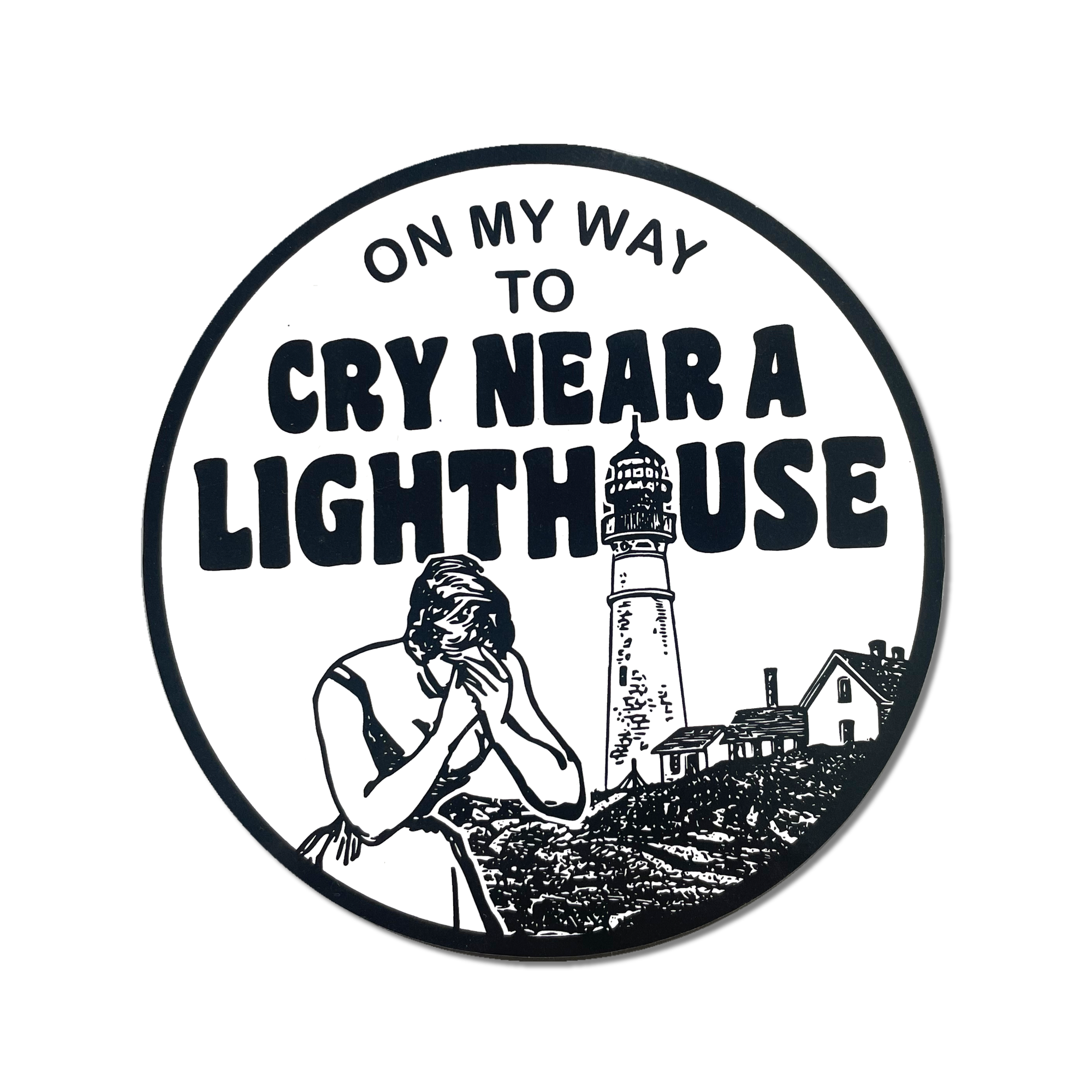 Cry Near a Lighthouse - Sticker - Space Camp