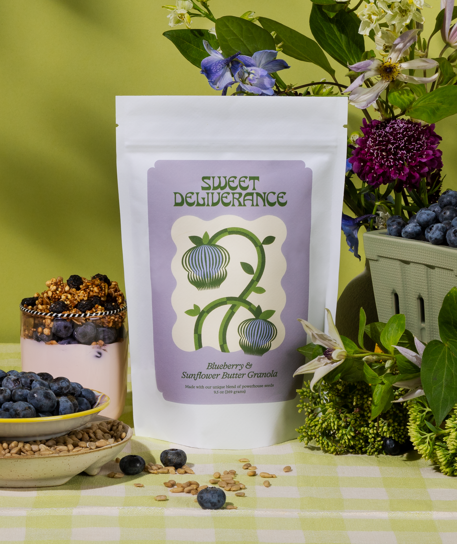 Blueberry & Sunflower Butter Granola - Space Camp