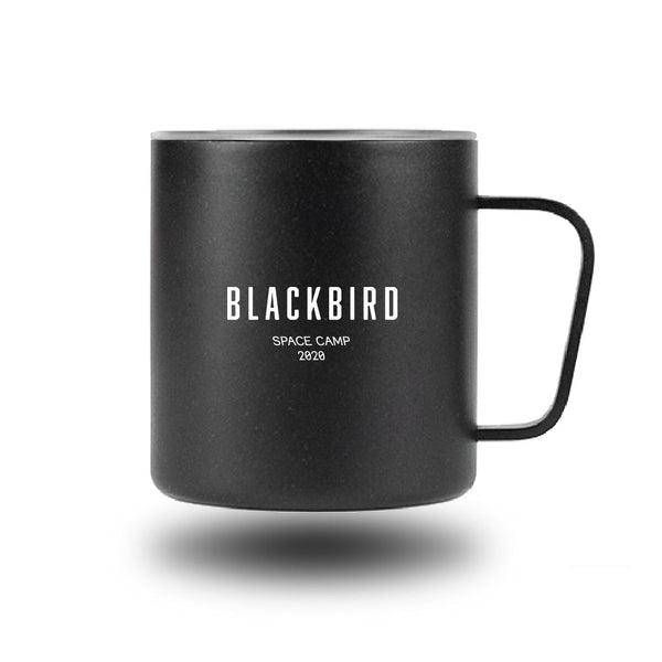 SPACE CAMP 2020 MUG - BLACK with SAFETY PIN SATURN - Space Camp