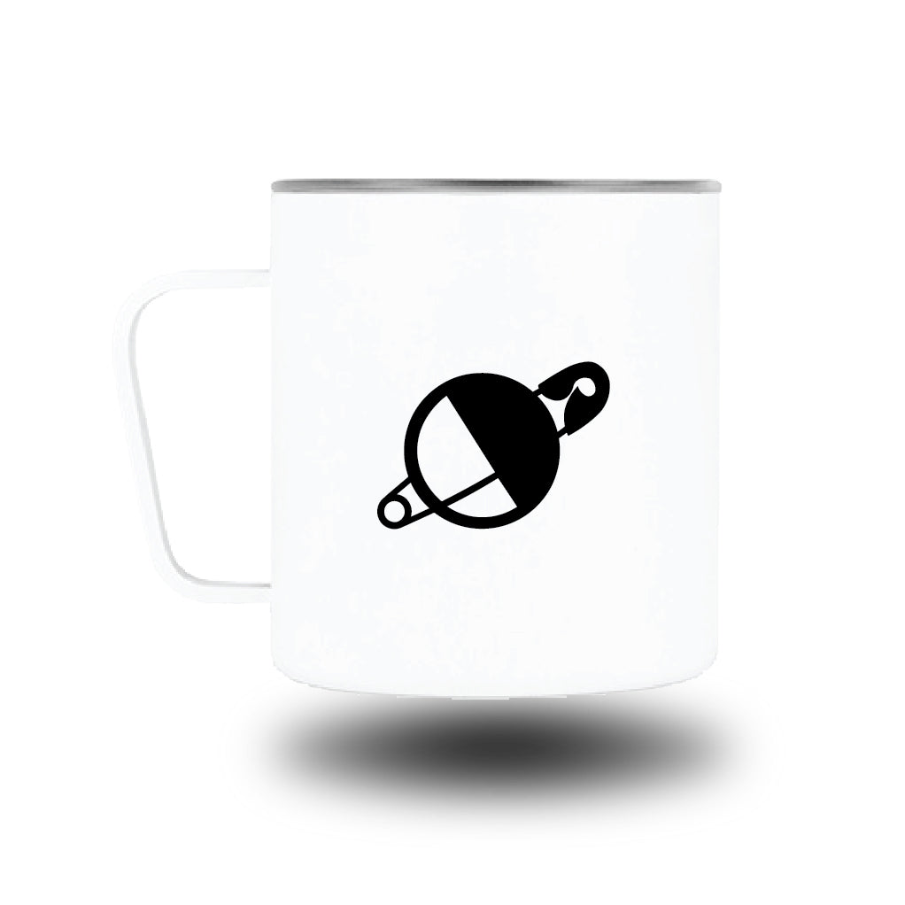 SPACE CAMP 2020 MUG - WHITE with SAFETY PIN SATURN - Space Camp