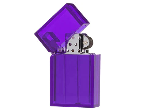 Hard-Edge Lighter - Transparent Purple - Space Camp