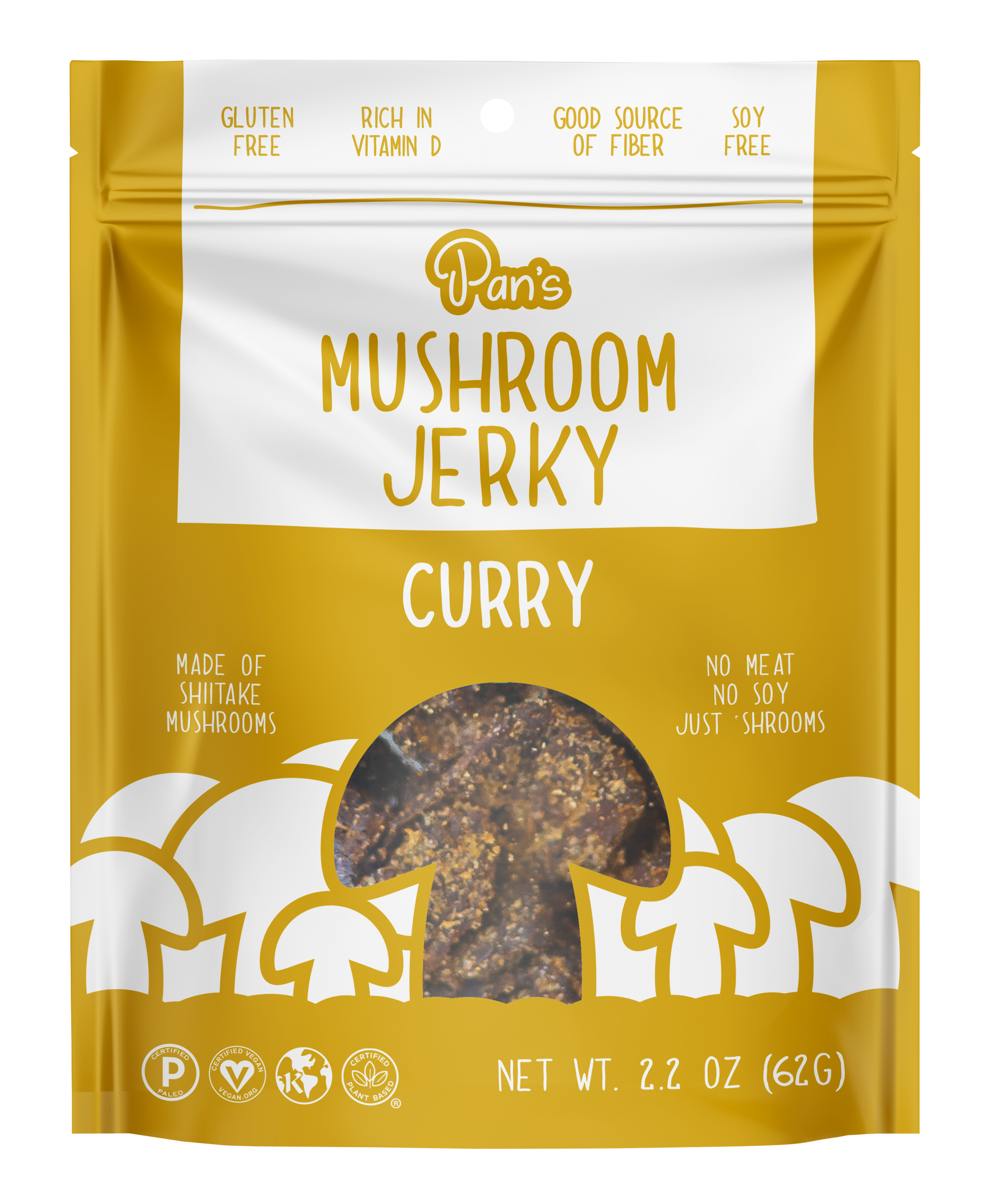 Mushroom Jerky - Curry - Space Camp