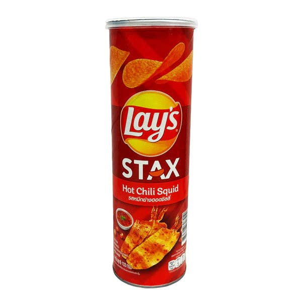 Lay's Stax Potato Chips Hot Chili Squid (Vietnam) - Space Camp
