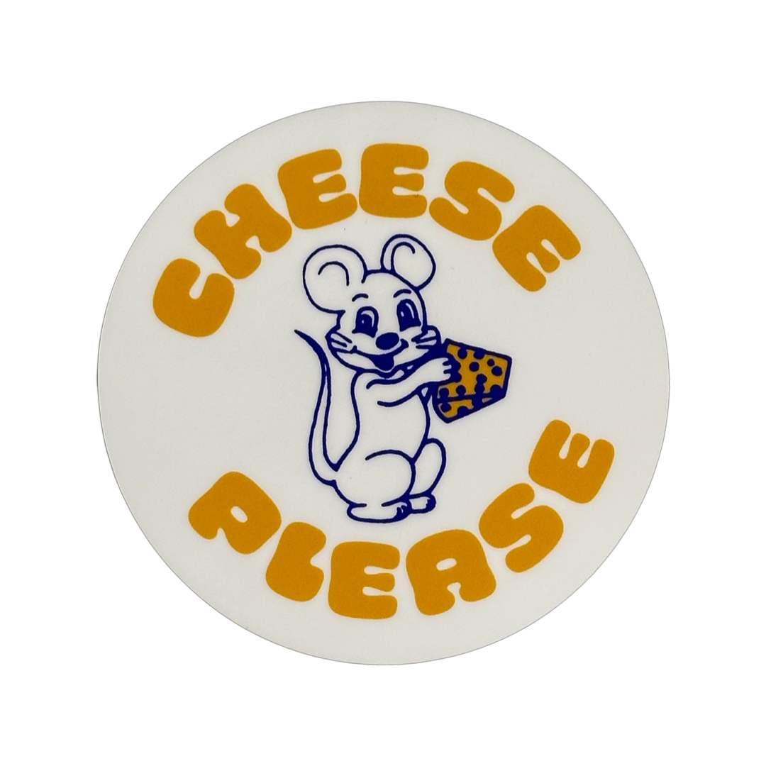Cheese Please - Vinyl Sticker - Space Camp
