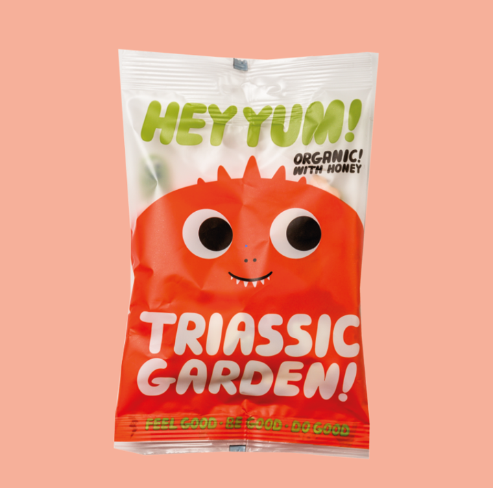 HEY YUM! Triassic Garden - Organic Fruit Marshmallows 100g - Space Camp