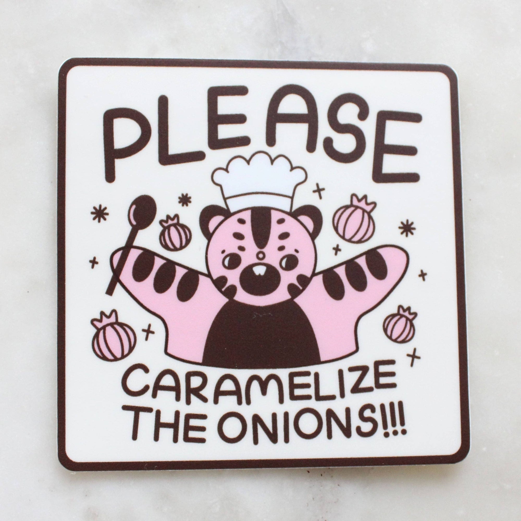 Please Caramelize The Onions - Sticker - Space Camp