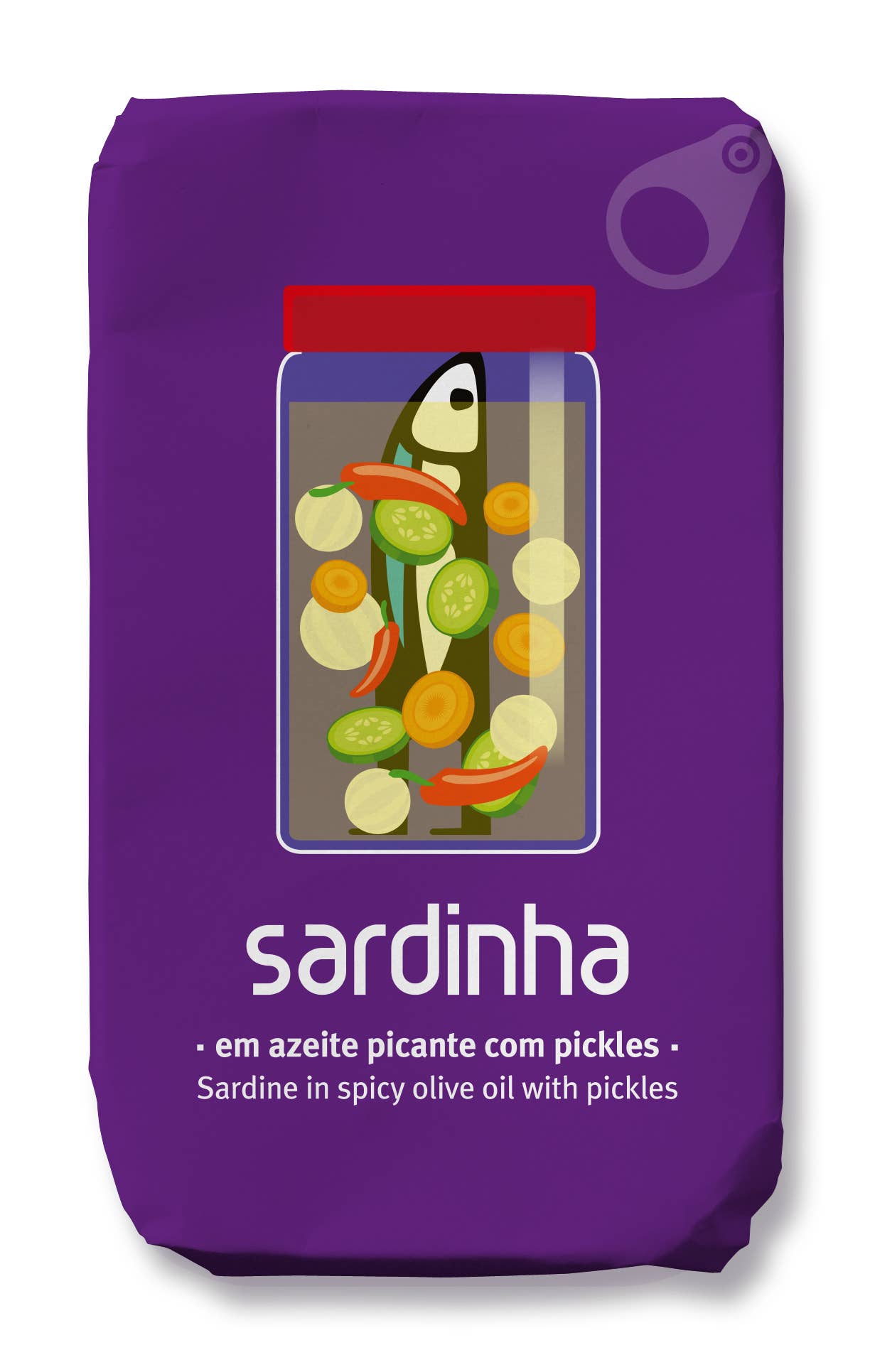 Sardinha - Sardines in Spicy Olive Oil with Pickles - Space Camp
