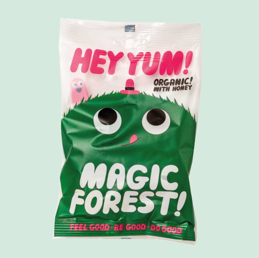 HEY YUM! Magic Forest - Organic Fruit Gums - Space Camp